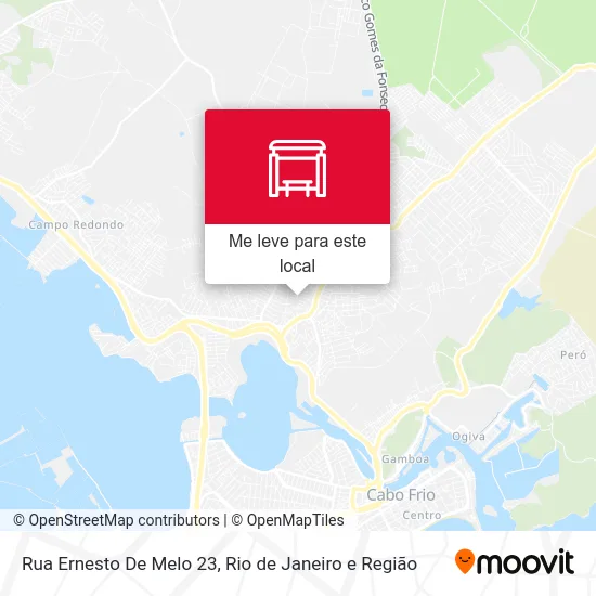 Rua Ernesto De Melo 23 mapa