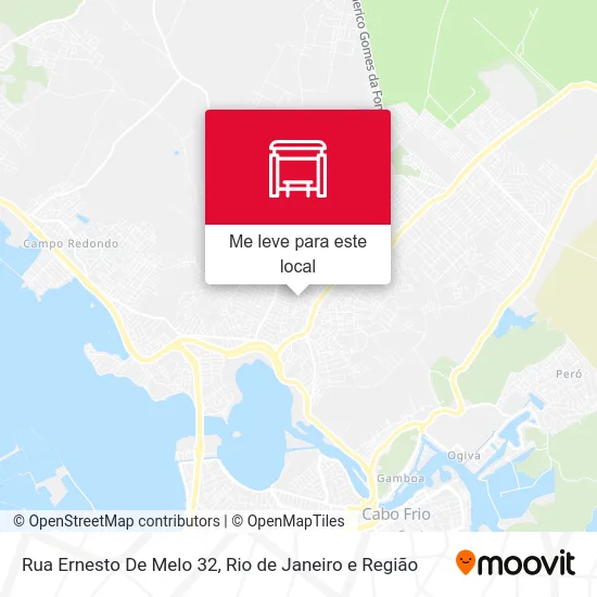 Rua Ernesto De Melo 32 mapa