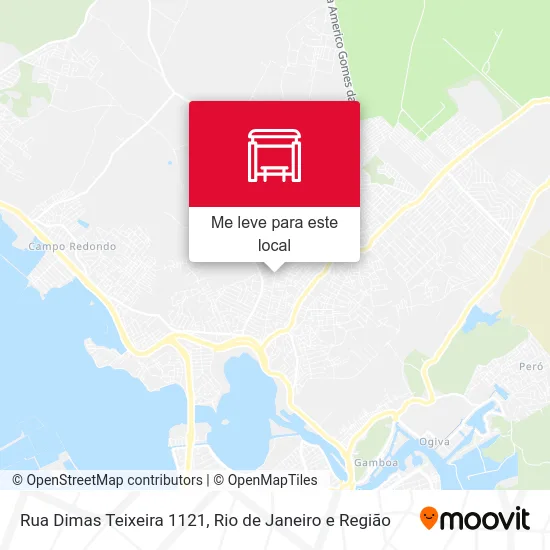 Rua Dimas Teixeira 1121 mapa