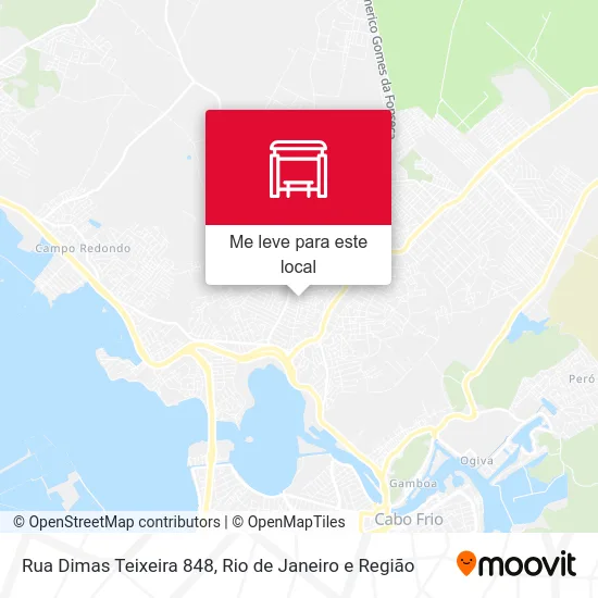 Rua Dimas Teixeira 848 mapa