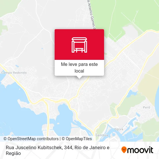 Rua Juscelino Kubitschek, 344 mapa
