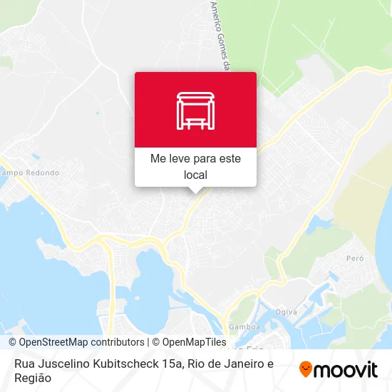 Rua Juscelino Kubitscheck 15a mapa