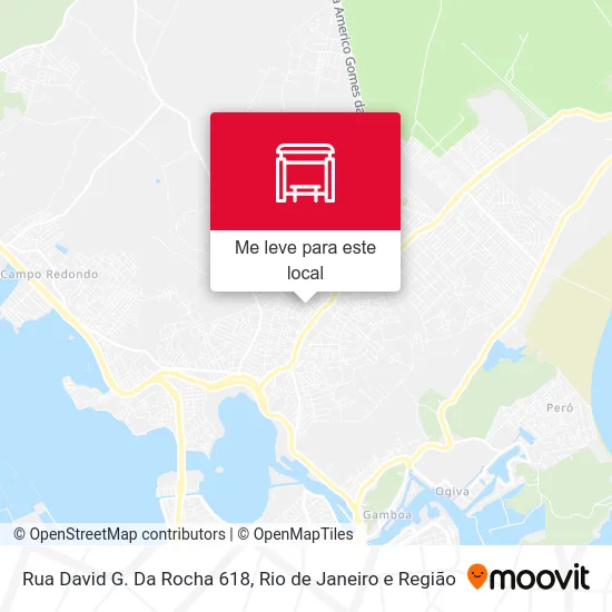 Rua David G. Da Rocha 618 mapa