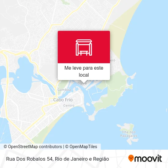 Rua Dos Robalos 54 mapa