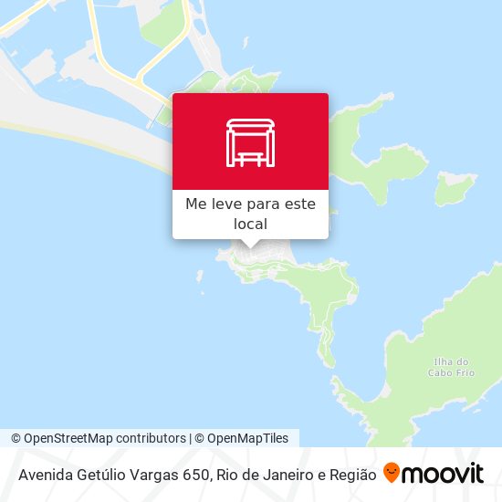 Avenida Getúlio Vargas 650 mapa