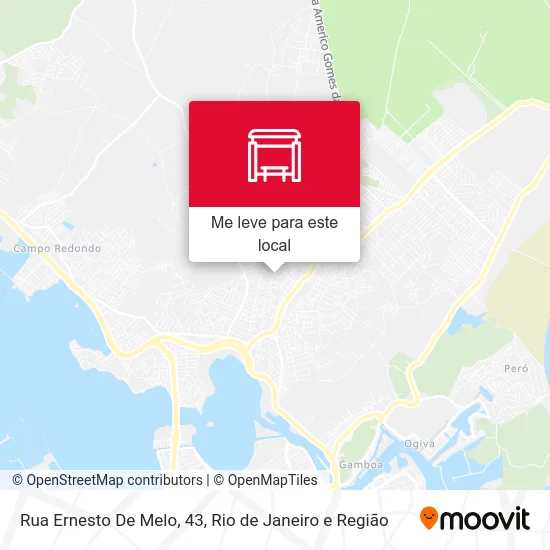 Rua Ernesto De Melo, 43 mapa