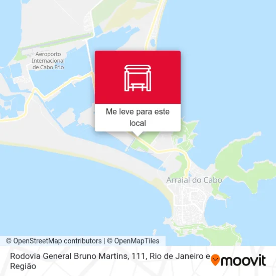 Rodovia General Bruno Martins, 111 mapa