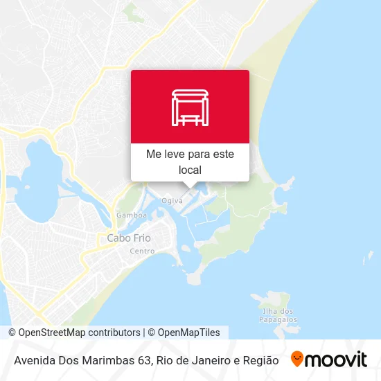 Avenida Dos Marimbas 63 mapa