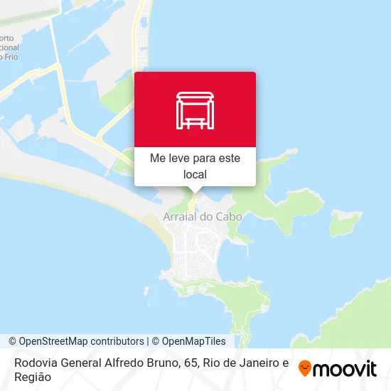 Rodovia General Alfredo Bruno, 65 mapa