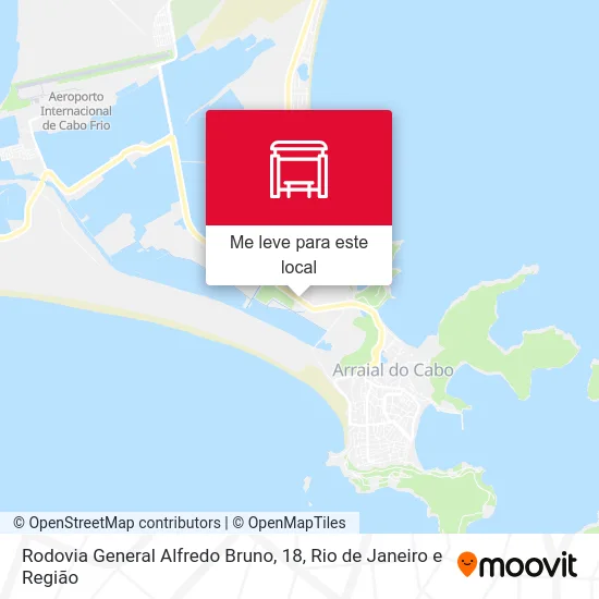 Rodovia General Alfredo Bruno, 18 mapa