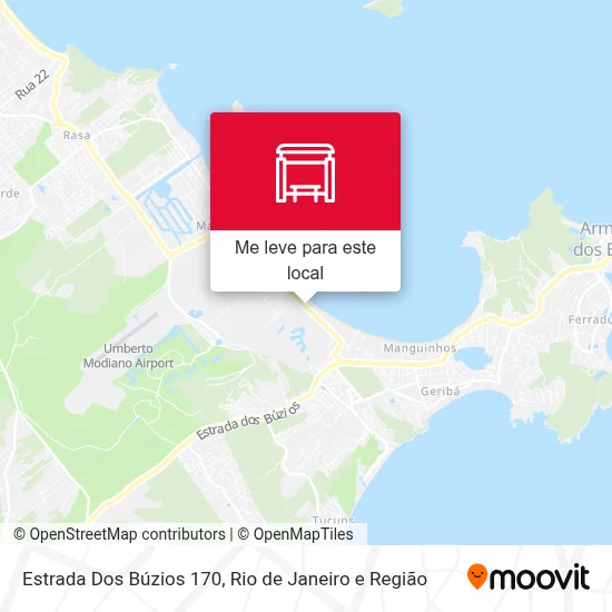 Estrada Dos Búzios 170 mapa
