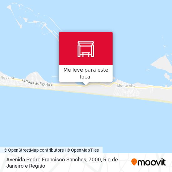 Avenida Pedro Francisco Sanches, 7000 mapa