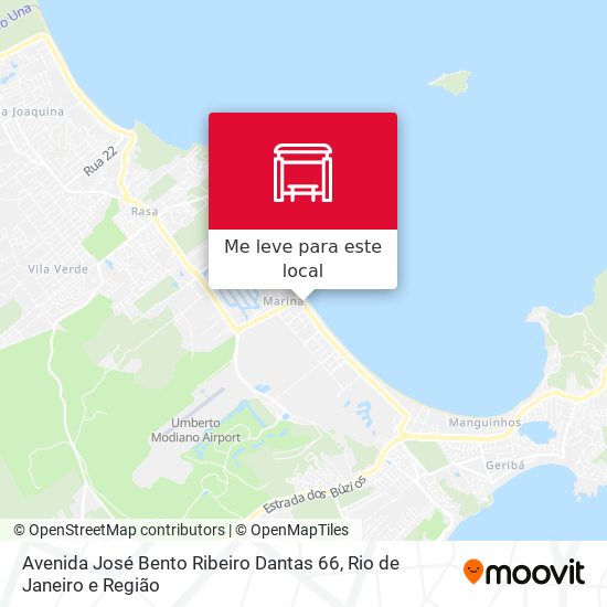 Avenida José Bento Ribeiro Dantas 66 mapa
