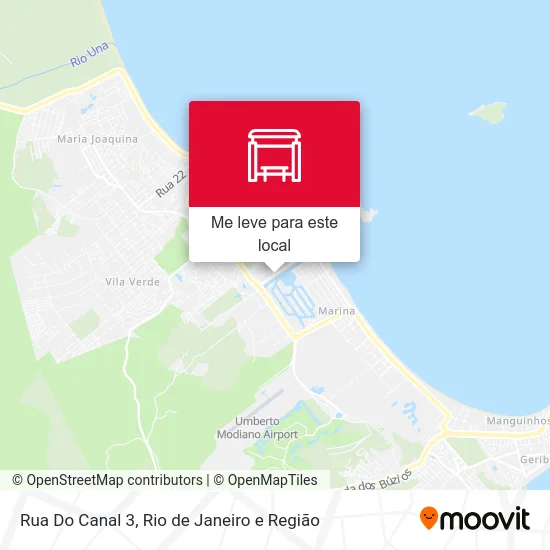 Rua Do Canal 3 mapa