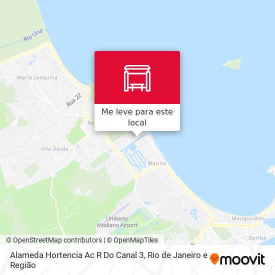 Alameda Hortencia Ac R Do Canal 3 mapa