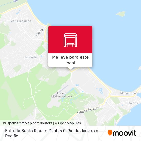 Estrada Bento Ribeiro Dantas 0 mapa