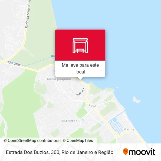 Estrada Dos Buzios, 300 mapa