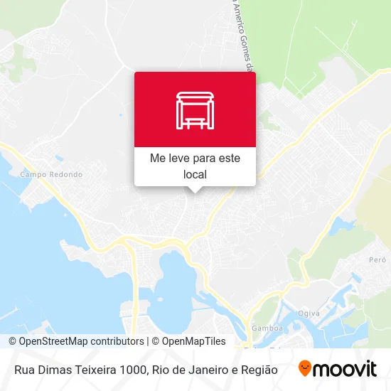 Rua Dimas Teixeira 1000 mapa