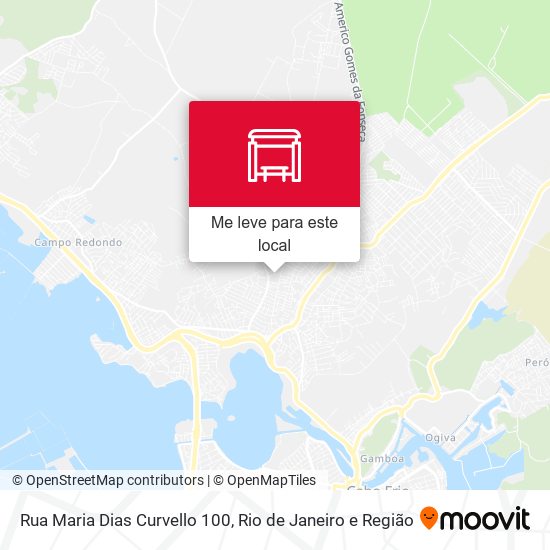 Rua Maria Dias Curvello 100 mapa