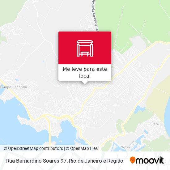 Rua Bernardino Soares 97 mapa