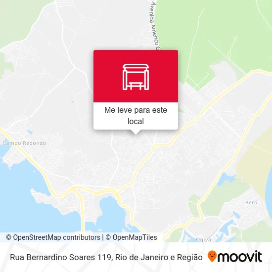 Rua Bernardino Soares 119 mapa