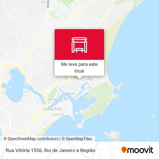 Rua Vitória 1556 mapa