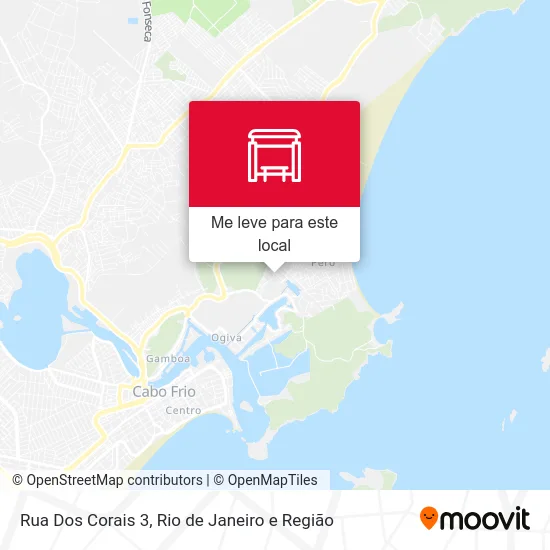 Rua Dos Corais 3 mapa