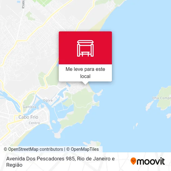 Avenida Dos Pescadores 985 mapa