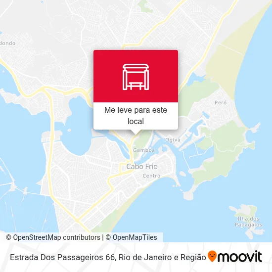 Estrada Dos Passageiros 66 mapa