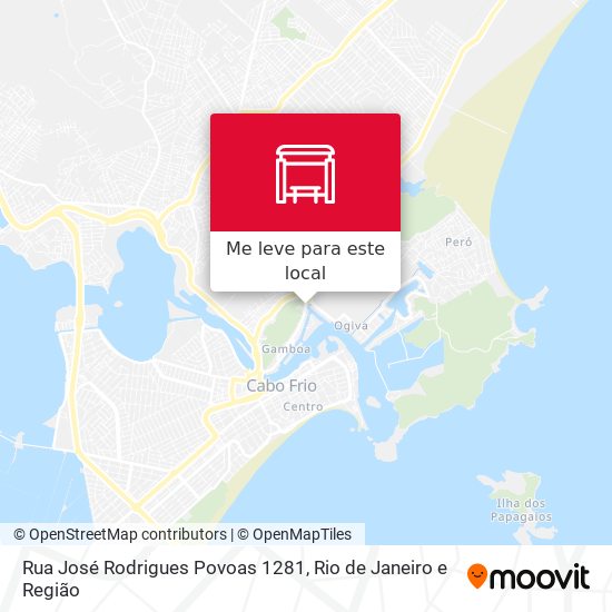 Rua José Rodrigues Povoas 1281 mapa
