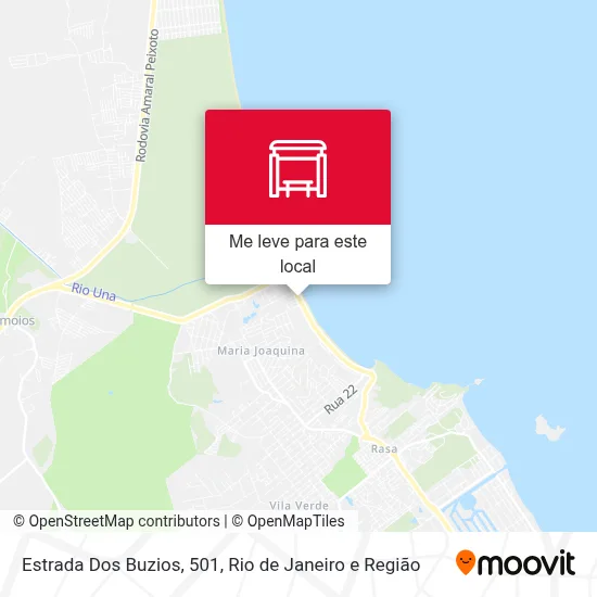 Estrada Dos Buzios, 501 mapa