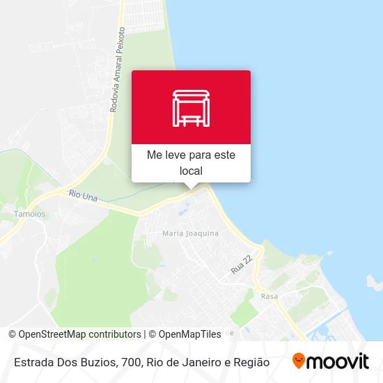 Estrada Dos Buzios, 700 mapa