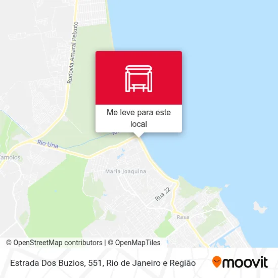 Estrada Dos Buzios, 551 mapa