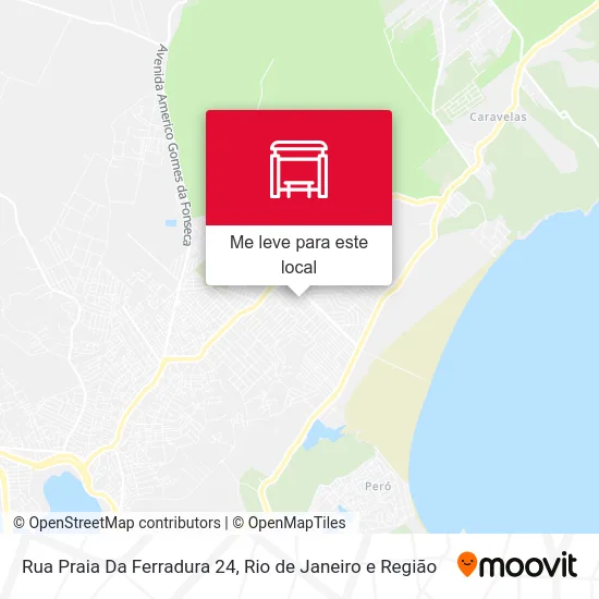 Rua Praia Da Ferradura 24 mapa