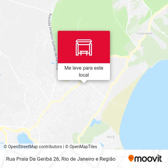 Rua Praia Da Geribá 26 mapa