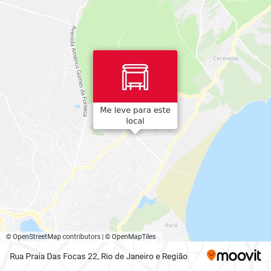 Rua Praia Das Focas 22 mapa