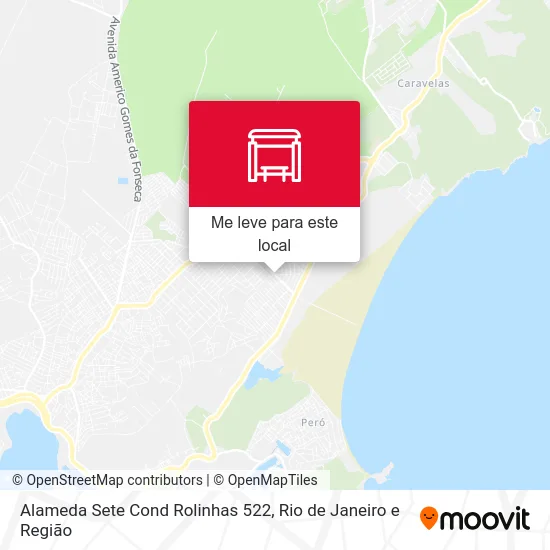 Alameda Sete Cond Rolinhas 522 mapa