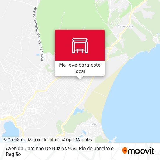 Avenida Caminho De Búzios 954 mapa