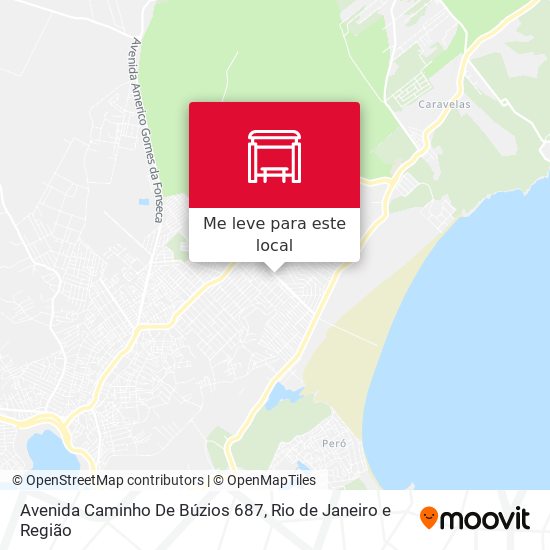 Avenida Caminho De Búzios 687 mapa