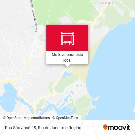 Rua São José 28 mapa