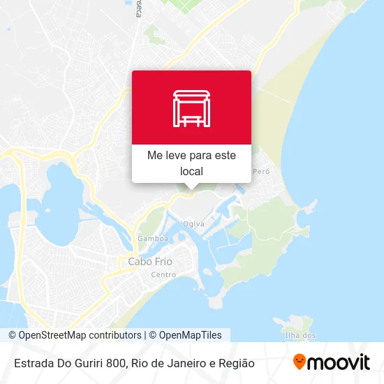 Estrada Do Guriri 800 mapa