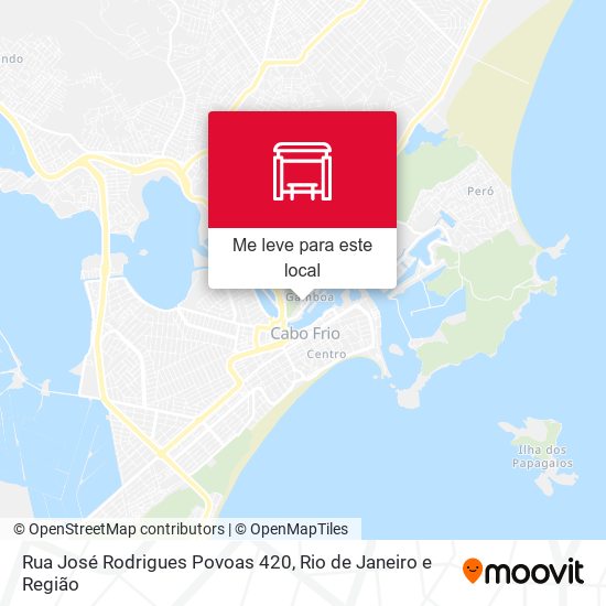 Rua José Rodrigues Povoas 420 mapa