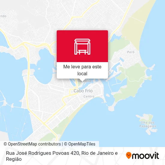 Rua José Rodrigues Povoas 420 mapa