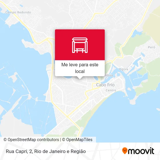 Rua Capri, 2 mapa