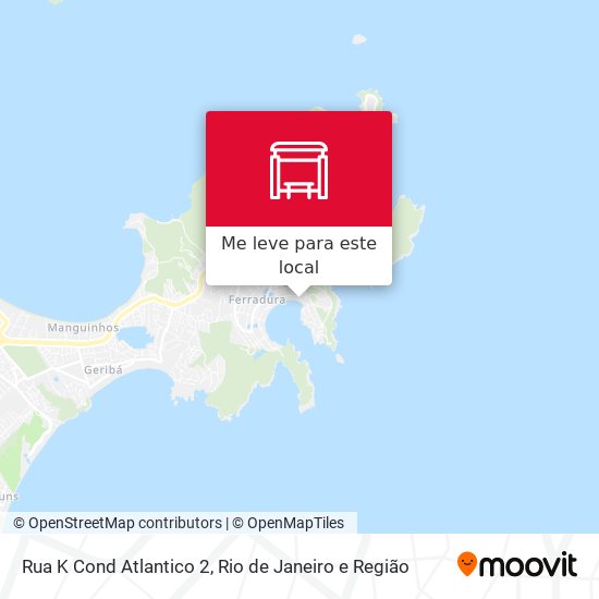 Rua K Cond Atlantico 2 mapa