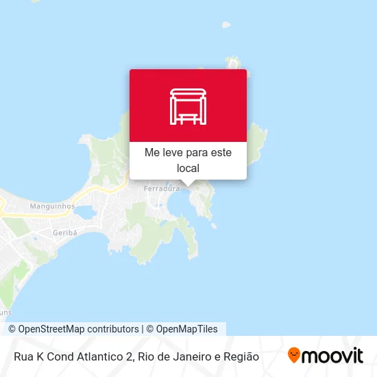 Rua K Cond Atlantico 2 mapa