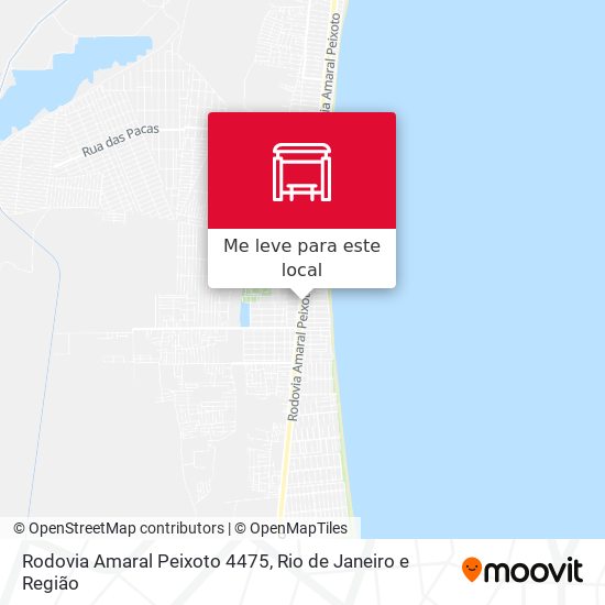 Rodovia Amaral Peixoto 4475 mapa