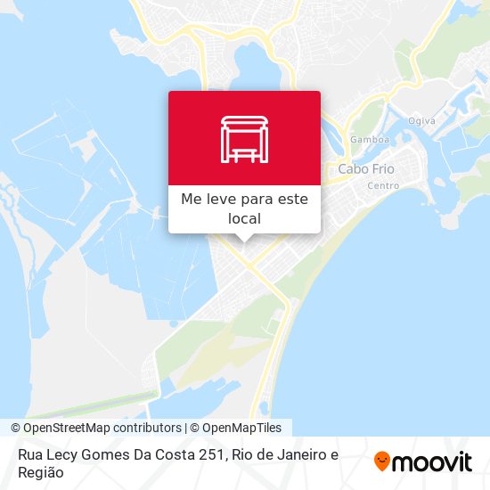 Rua Lecy Gomes Da Costa 251 mapa