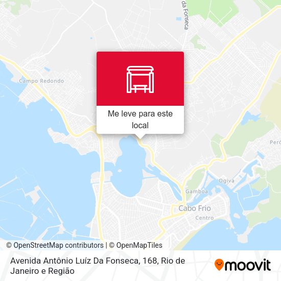 Avenida Antônio Luíz Da Fonseca, 168 mapa