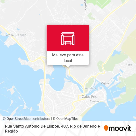 Rua Santo Antônio De Lisboa, 407 mapa